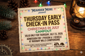 Thursday Early Check-in Pass