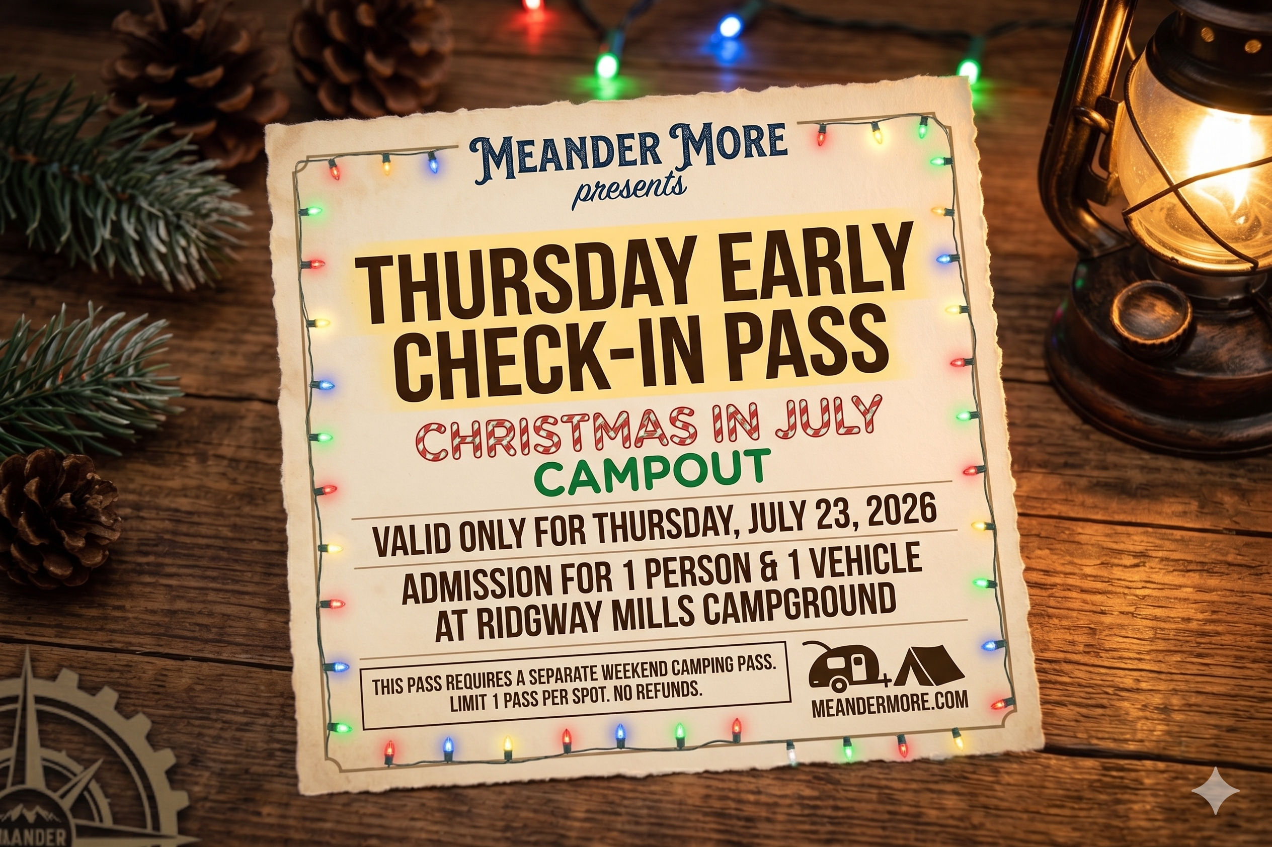 Thursday Early Check-in Pass